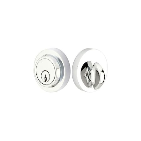Emtek Bright Chrome Deadbolt 8467US26 8467US26